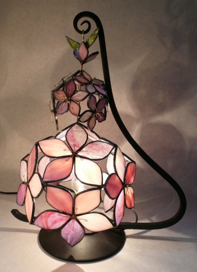 桃の花のつりランプの作り方